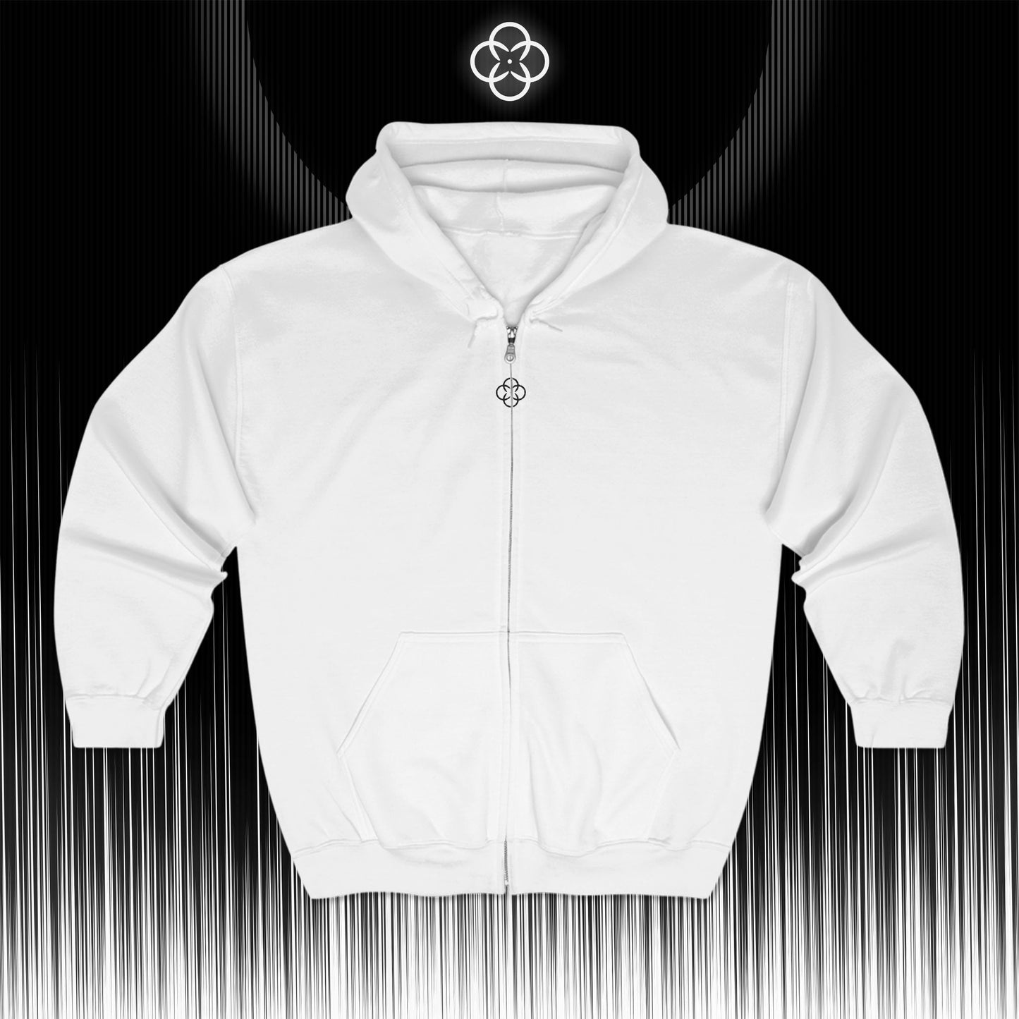 [II] Imminence 01 - 50/50 Cotton-Poly. Zip-Up Hooded Sweatshirt