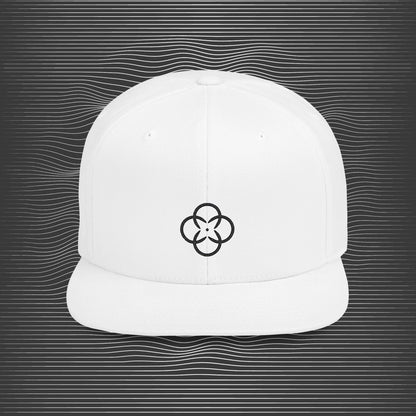 [II] Standard Embroidered Logo Flat-bill Hat