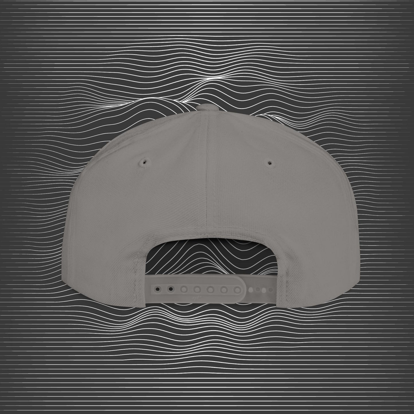[II] Standard Embroidered Logo Flat-bill Hat