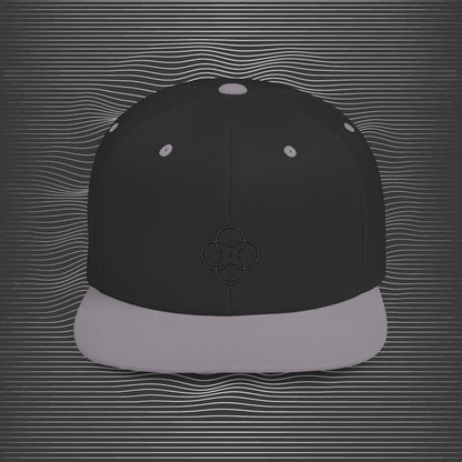 [II] Standard Embroidered Logo Flat-bill Hat